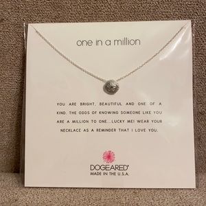 NWT DOGEARED one in a million Necklace